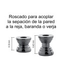 20-BAF Montaje del soporte-base regulable para el montaje de rejas y barandillas