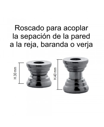 20-BAF Montaje del soporte-base regulable para el montaje de rejas y barandillas